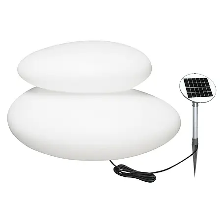 8 Seasons Design Shining LED-Solar-Dekoleuchte Stone XL