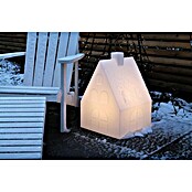 8 Seasons Design Shining LED-Dekoleuchte House (Weiß, L x B x H: 39 x 39 x 60 cm)