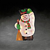 Konstsmide LED-Weihnachtsleuchte Schneemann (Innen, 20-flammig, B x H: 28 x 46 cm, 1,36 W, Warmweiß)