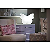 8 Seasons Design Shining Dekoleuchte Butterfly (9 W, Weiß, L x B x H: 15 x 40 x 40 cm)