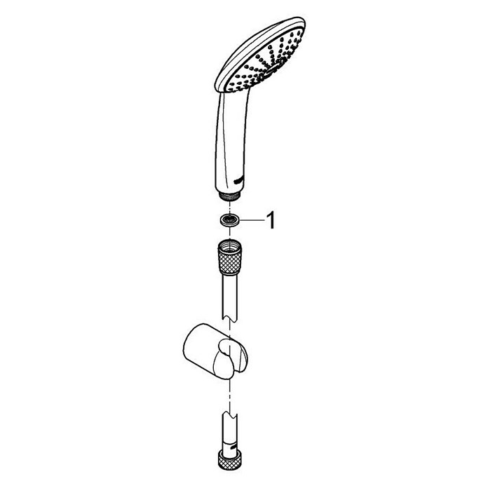 Grohe Vitalio Joy Doucheset 110 Mono (Zilver) | BAUHAUS