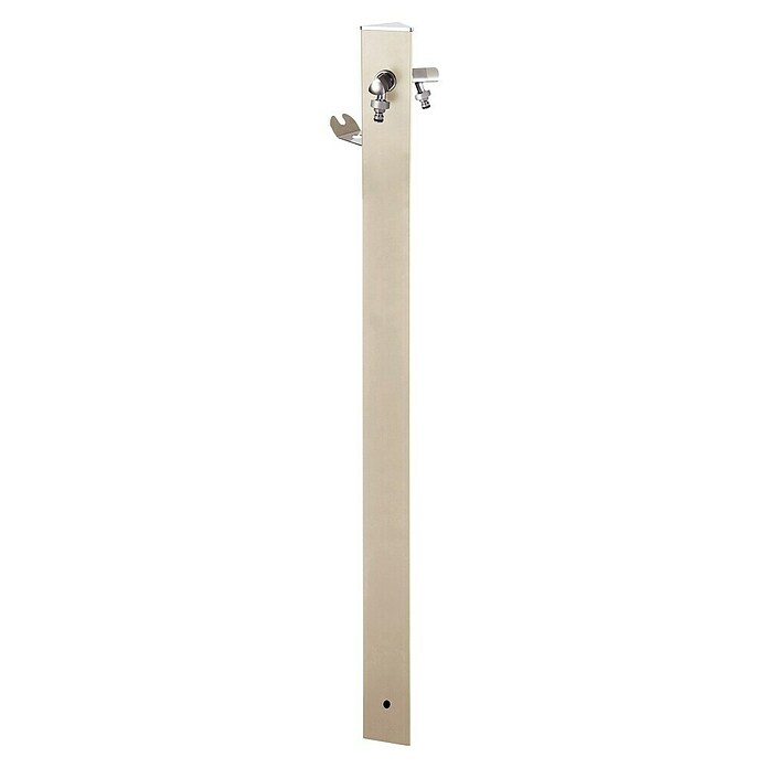 Columna de jardín Aquapoint Triangle (Altura: 120 cm, Blanco) | BAUHAUS