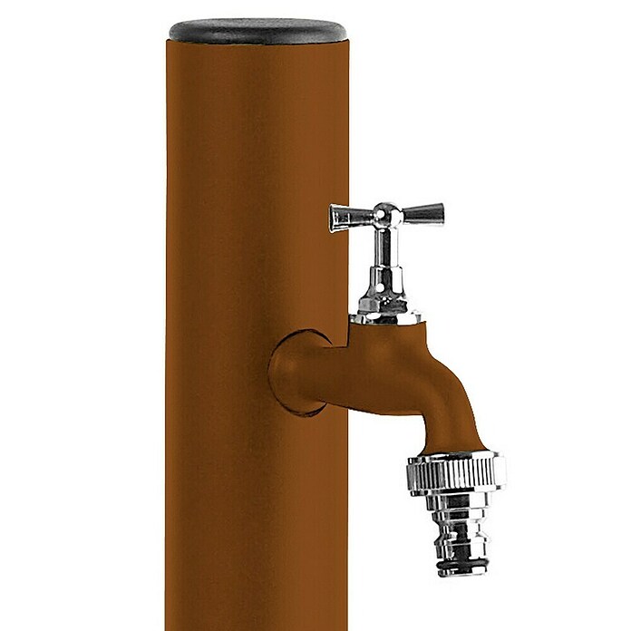 Columna de jardín Aquapoint Loop (Altura: 120 cm, Marrón) | BAUHAUS