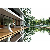 Imex Poolimex Cascada de agua Iguazú (L x An x Al: 11 x 20 x 65 cm, Acero inoxidable, Cromo) | BAUHAUS