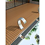 Imex Poolimex Cascada de agua Iguazú (L x An x Al: 11 x 20 x 65 cm, Acero inoxidable, Cromo) | BAUHAUS