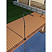 Imex Poolimex Ducha de piscina Nevada (218,5 cm, Acero inoxidable, Negro mate) | BAUHAUS