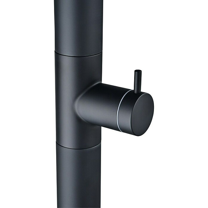 Imex Poolimex Ducha de piscina Nevada (218,5 cm, Acero inoxidable, Negro mate) | BAUHAUS