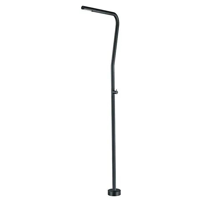 Imex Poolimex Ducha de piscina Nevada - 218,5 cm, Acero inoxidable, Negro mate - Una elegante lámpara de pie moderna en color negro. Su diseño minimalista complementa cualquier estilo interior.
