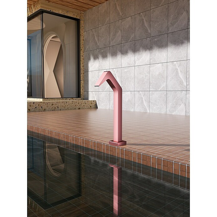 Imex Poolimex Cascada de agua Niagara (L x An x Al: 5,5 x 6 x 68 cm, Acero inoxidable, Rosa coral) | BAUHAUS