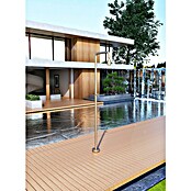 Imex Poolimex Ducha de piscina Pool (235 cm, Acero inoxidable, Moka) | BAUHAUS