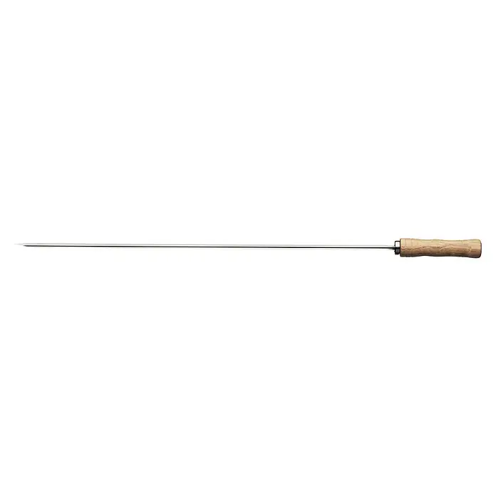 Tramontina Grillspieß - L x B: 65 x 1 cm, Edelstahl - Der Grillspieß aus Edelstahl mit Holzgriff ist ideal für die Zubereitung von leckeren Spießen. Das robuste Material sorgt für eine lange Lebensdauer.