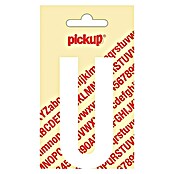 Pickup Etiqueta adhesiva (Motivo: U, Blanco, Altura: 90 mm)
