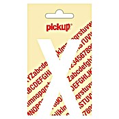 Pickup Sticker (Motief: X, Wit, Hoogte: 90 mm)