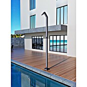 Imex Poolimex Ducha de jardín Niagara (218 cm, Acero inoxidable, Gris cobalto) | BAUHAUS