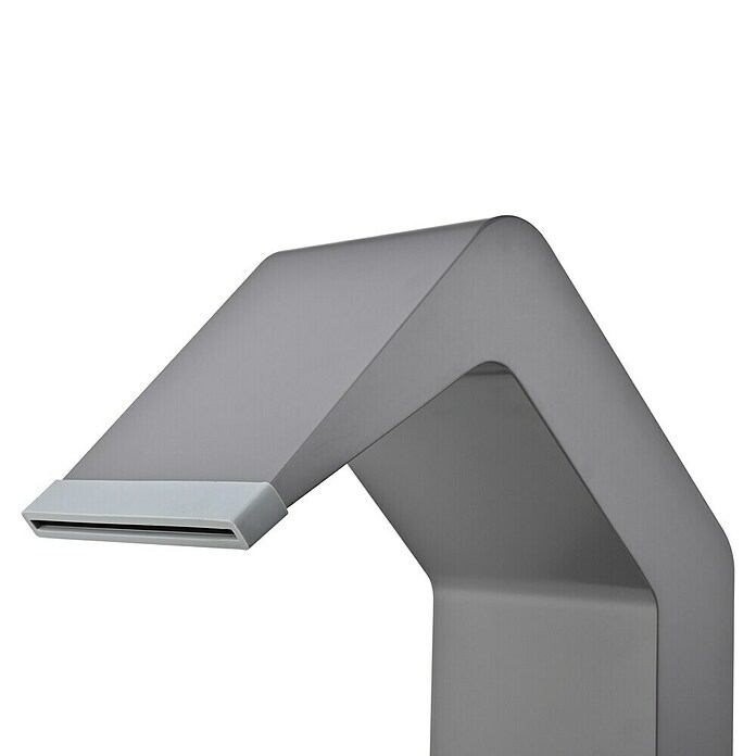 Imex Poolimex Cascada de agua Niagara (L x An x Al: 5,5 x 15 x 68 cm, Acero inoxidable, Gris cobalto) | BAUHAUS