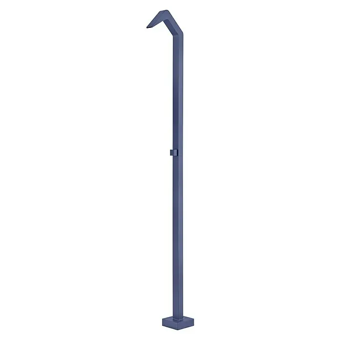 Imex Poolimex Ducha de piscina Niagara - 218 cm, Acero inoxidable, Azul océano - Elegante ducha exterior azul con líneas limpias. Ideal para piscina o jardín, un complemento elegante y funcional para refrescarse al aire libre.