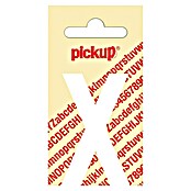 Pickup Aufkleber (Motiv: X, Weiß, Höhe: 60 mm)