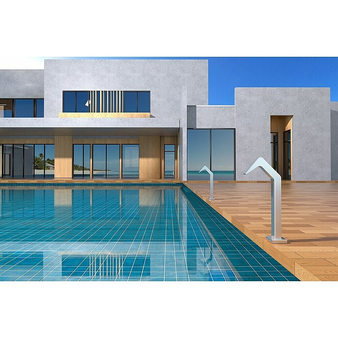 Imex Poolimex Cascada de agua Niagara (L x An x Al: 5,5 x 6 x 68 cm, Acero inoxidable, Cromo) | BAUHAUS