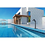 Imex Poolimex Cascada de agua Niagara (L x An x Al: 5,5 x 6 x 68 cm, Acero inoxidable, Gris cobalto) | BAUHAUS