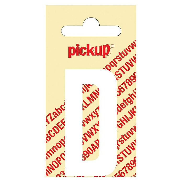 Pickup Aufkleber (Motiv: D, Weiß, Höhe: 60 mm)