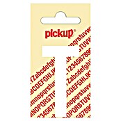 Pickup Aufkleber (Motiv: T, Weiß, Höhe: 60 mm)