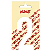 Pickup Sticker (Motief: 2, Wit, Hoogte: 90 mm)