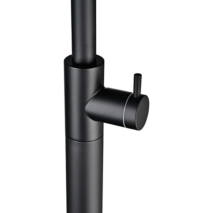 Imex Poolimex Ducha de piscina Alaska (225 cm, Acero inoxidable, Negro mate) | BAUHAUS