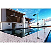 Imex Poolimex Ducha de piscina Kansas (220 cm, Acero inoxidable, Negro mate) | BAUHAUS