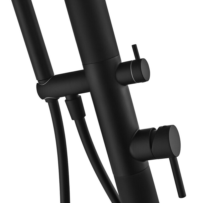 Imex Poolimex Ducha de piscina Kansas (220 cm, Acero inoxidable, Negro mate) | BAUHAUS