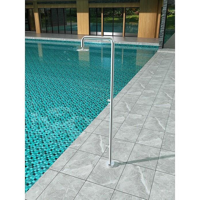Imex Poolimex Ducha de piscina Michigan (240 cm, Acero inoxidable, Cromo) | BAUHAUS