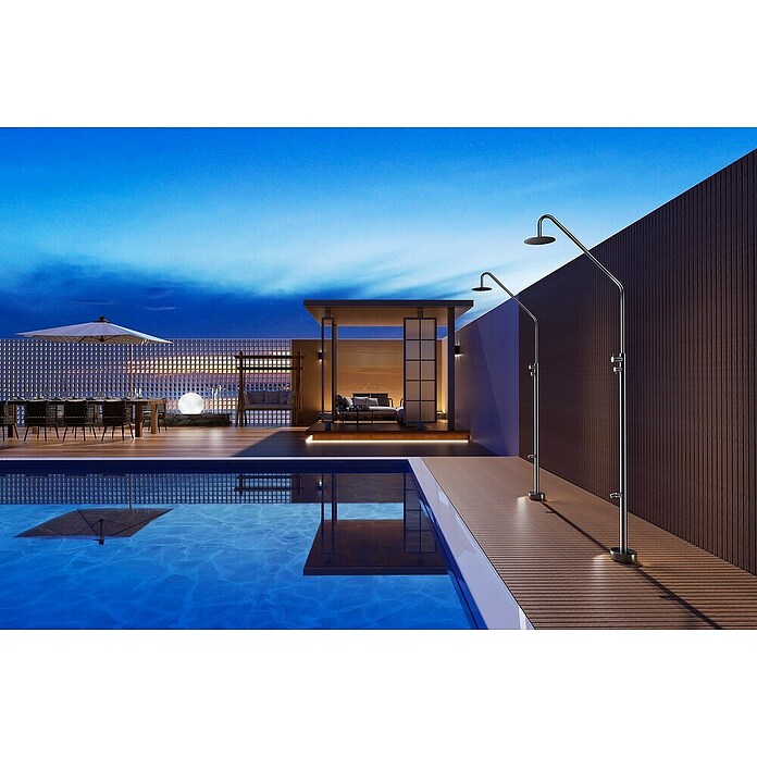 Imex Poolimex Ducha de jardín Dakota (232 cm, Acero inoxidable, Cromo) | BAUHAUS