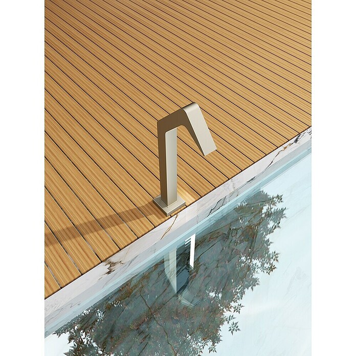 Imex Poolimex Cascada de agua Niagara (L x An x Al: 5,5 x 6 x 68 cm, Acero inoxidable, Moka) | BAUHAUS