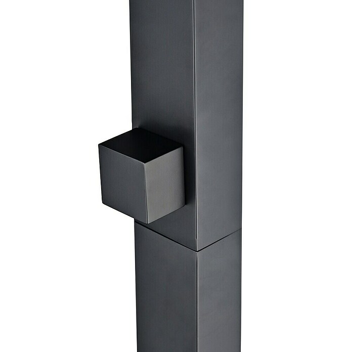 Imex Poolimex Ducha de jardín Niagara (218 cm, Acero inoxidable, Negro mate) | BAUHAUS