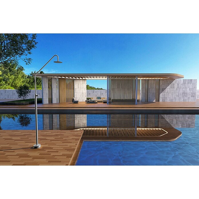 Imex Poolimex Ducha de jardín Colorado (Altura: 225 cm, Acero inoxidable, Cromo) | BAUHAUS
