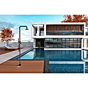 Imex Poolimex Ducha de piscina Florida (222 cm, Acero inoxidable, Negro mate) | BAUHAUS