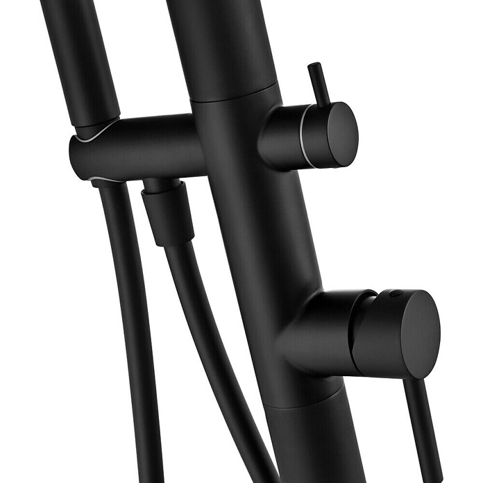 Imex Poolimex Ducha de piscina Florida (222 cm, Acero inoxidable, Negro mate) | BAUHAUS