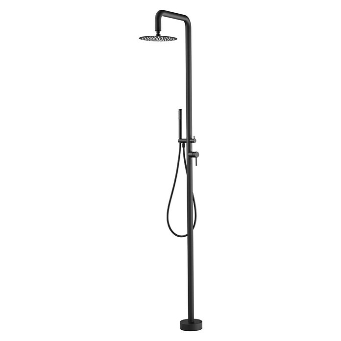 Imex Poolimex Ducha de piscina Florida (222 cm, Acero inoxidable, Negro mate) | BAUHAUS