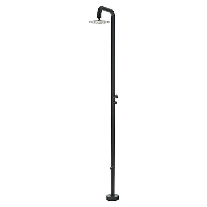 Imex Poolimex Ducha de jardín Michigan (240 cm, Acero inoxidable, Negro mate) | BAUHAUS