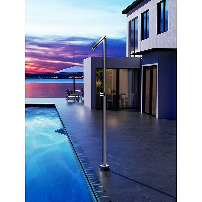 Imex Poolimex Ducha de piscina Oklahoma (201 cm, Acero inoxidable, Cromo) | BAUHAUS