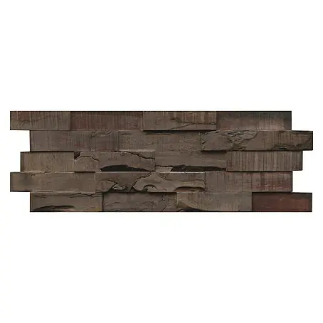 Indo Wandpaneel 3D Wall Slimwood Charred