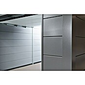 Telluria Garage Classico 3663G inkl. Elektro-Set und Innenwandverkleidung (Außenmaß inkl. Dachüberstand (B x T): 388 x 658 cm, Weiß/Anthrazit, Stahl, Elektro-Set) | BAUHAUS