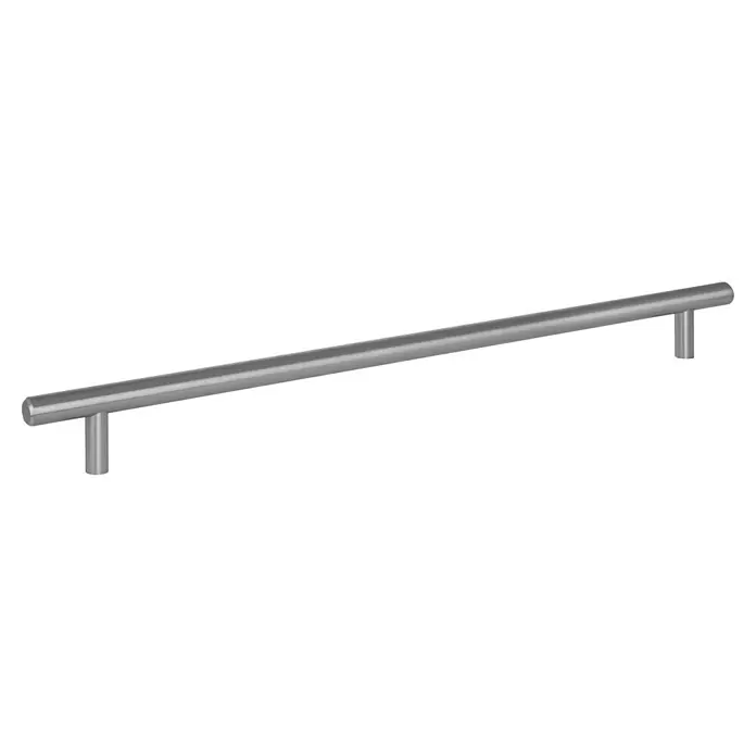 Walteco Möbelgriff Maxim - Lochabstand: 320 mm, Sonstige, Edelstahl-Optik - Gebürsteter Metallstangengriff.
