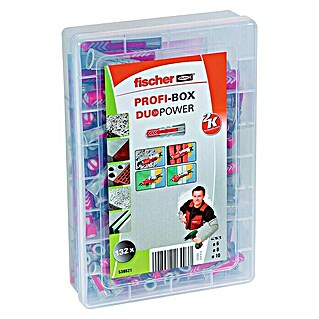 Fischer Duopower Surtido de tacos y tornillos Profi-Box (132 pzs.)