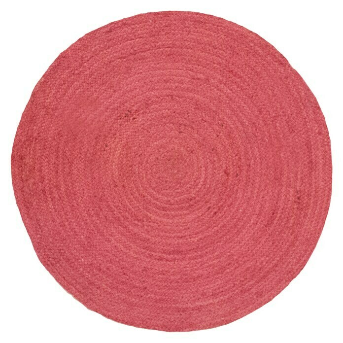 Alfombra redonda Yute Nazar (Multicolor, 100 x 100 cm, 100% yute)