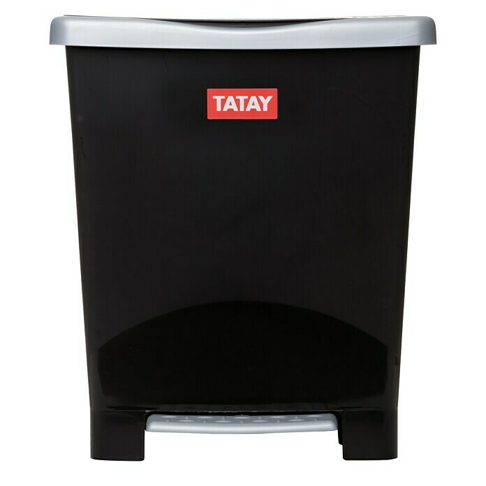 Tatay Cubo de basura de reciclaje con pedal 17+8 litros