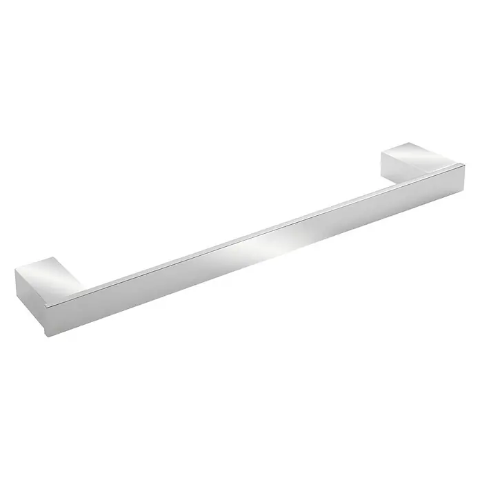 Tatay Oslo Toallero de barra - Ancho: 46 cm, Cromo - Toallero cromado con un diseño moderno para baños y aseos de invitados, ideal para colgar toallas.
