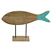 Marine Business Cocoa Figura decorativa Pez (Turquesa/Marrón, Madera, 1 ud.) | BAUHAUS