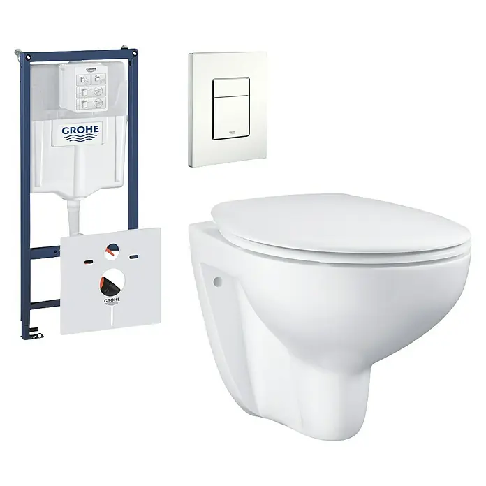 Toilet zonder spoelrand - Hangend wandcloset - toilet - badkamer