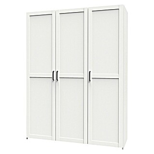 Muebles Pitarch Armario para ropa Coimbra (L x An x Al: 50 x 150 x 200 cm, Blanco/Roble Cambrian, Espesor: 16 mm, Reversible)