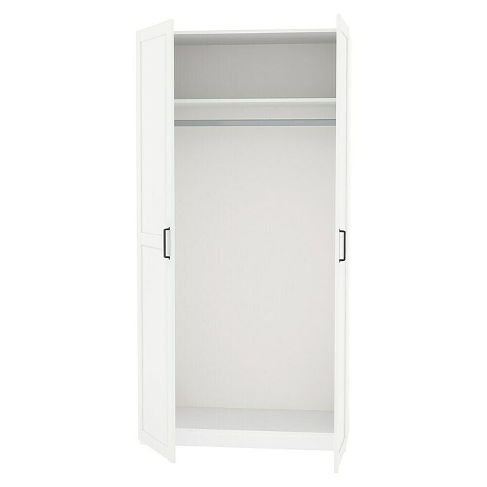 Muebles Pitarch Armario para ropa Coimbra (L x An x Al: 50 x 100 x 200 cm, Blanco/Roble Cambrian, Espesor: 16 mm, Reversible) | BAUHAUS